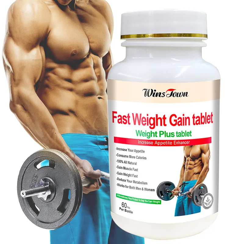 Herbal Weight Gain - 60-Pillen-Tabletten zur schnellen Gewichtsverstärkung zur Steigerung